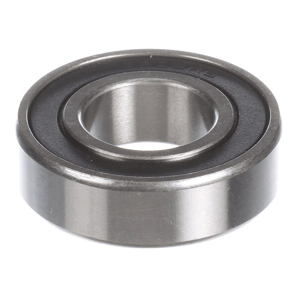 A metal motor bearing used for front coupling in machinery.
