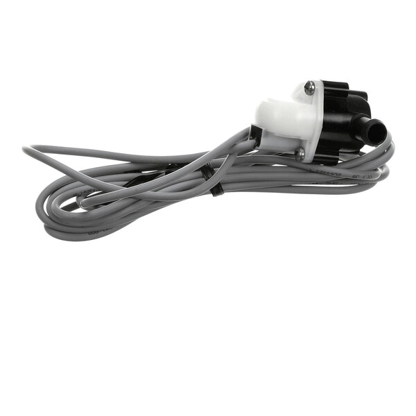 A flowmeter with attached wiring, designed for use in wash systems.