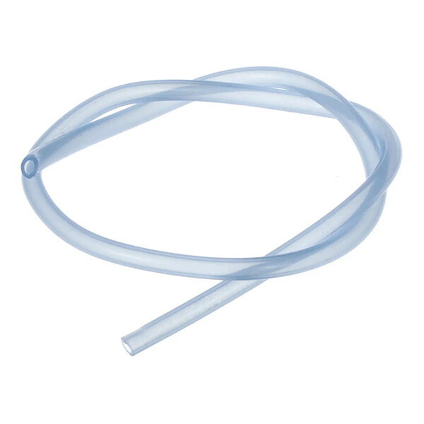 A transparent flexible hose made of PTFE material.