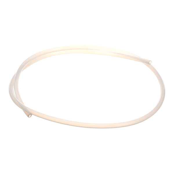 A flexible, translucent PTFE hose used as a drain pipe for connecting to a detergent pump.