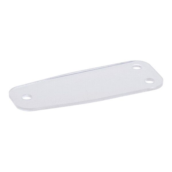 A clear Lexan shim with four holes, designed for use with the Kason 1245 model.