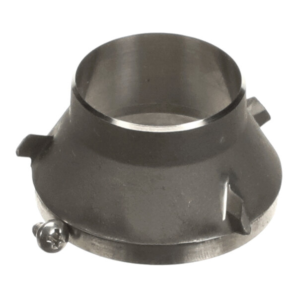 A metal cutter component with a screw, designed for use in JBT FoodTech machinery.