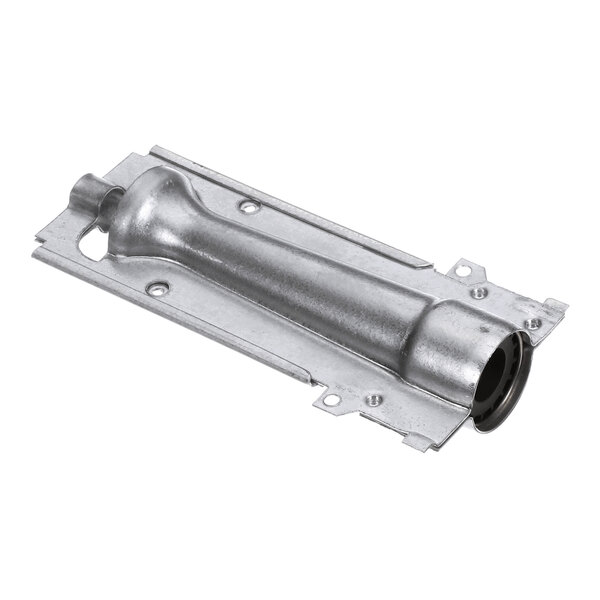 A metal burner component for heating equipment.
