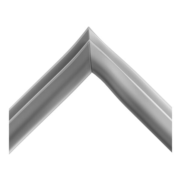 A gray rubber drawer gasket designed for Avantco Z1-R2-E and select Z Series drawer assemblies.