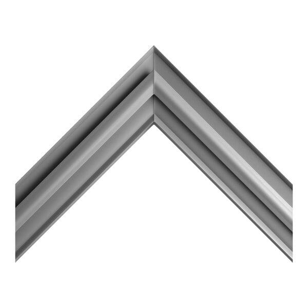 A gray rubber drawer gasket designed for Avantco Z1-R2-E and select Z Series drawer assemblies, measuring 25 1/16 inches by 13 1/16 inches.