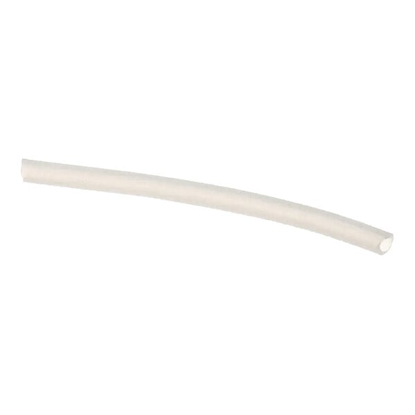 A length of white flexible tubing.