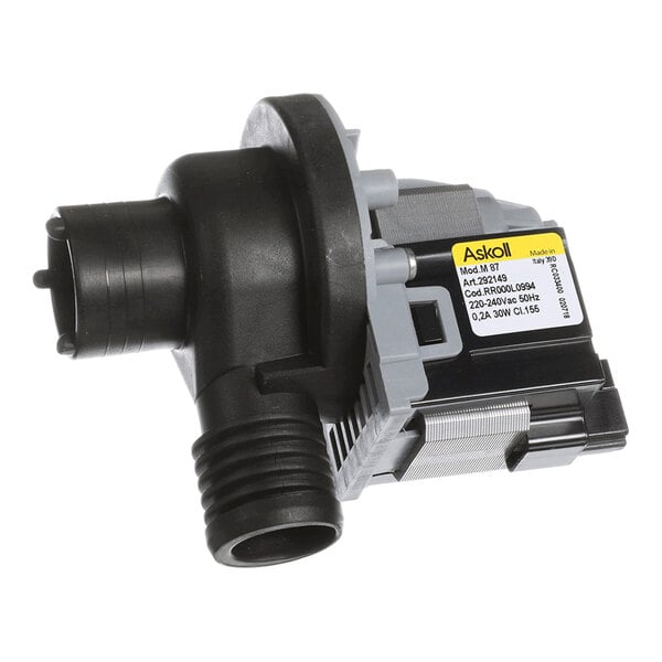 A black and gray Electrolux Professional drain pump kit for 230V 50Hz applications.