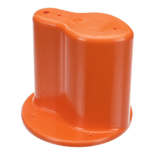 An orange plastic motor housing for a Dynamic Mixers 3001.1 (115V).
