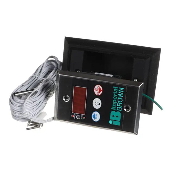 An Imperial Brown 62 Modularm75 LC temperature control panel with a digital display and attached wiring.