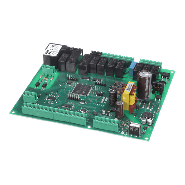 A green Irinox 3601215 control board with various electronic components and connectors.