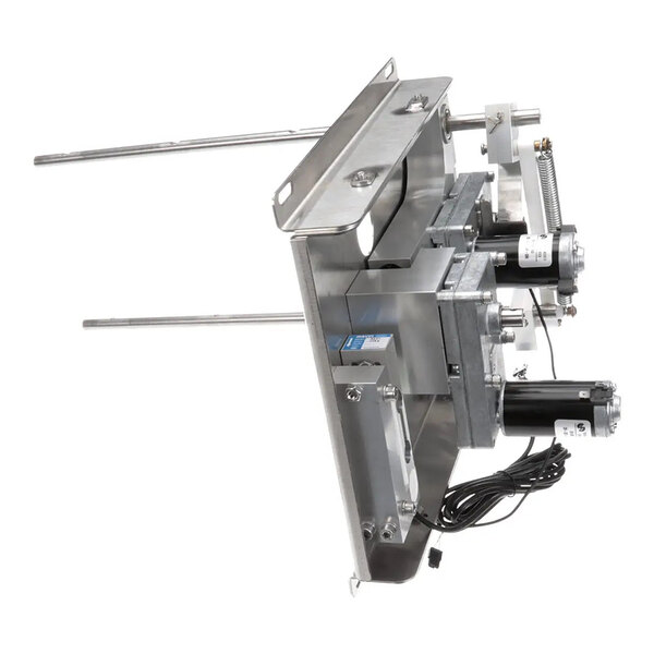 A stainless steel door lift assembly with motors and wiring, designed for use with Franke F/F3D3 equipment.