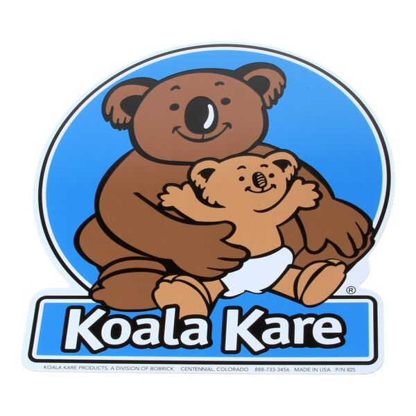 A decal featuring two cartoon koalas, one adult and one baby, with the text 'Koala Kare' below them.