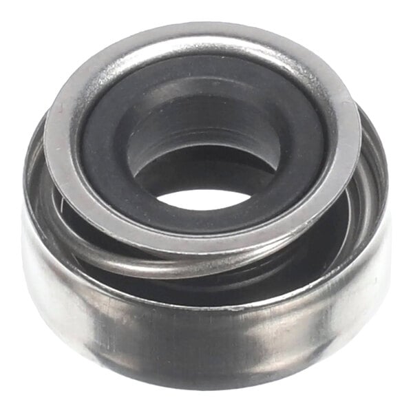A metal and rubber auger rotational seal for machinery.
