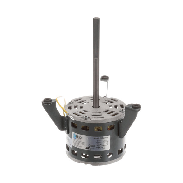 A direct drive motor from International Environmental Corporation, model E020-70556308, used for HVAC applications.