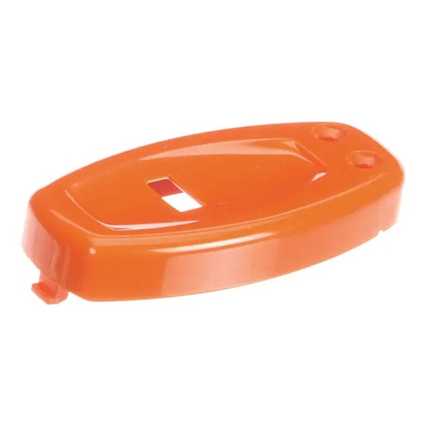 An orange plastic cover for a Dynamic Mixers Minipro model 2840.