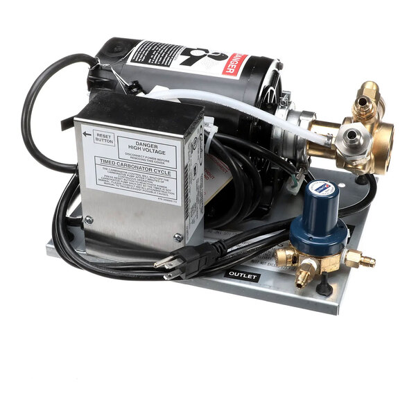 A Cornelius 629087457 Intelli Carb pump and motor kit for carbonators, designed for 115V operation.