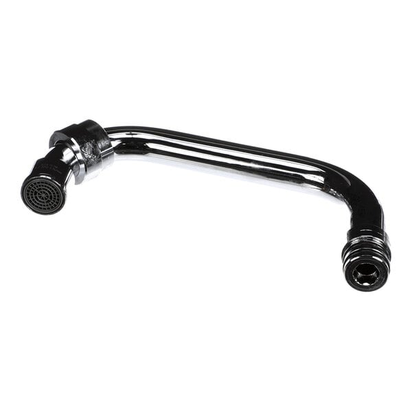 A chrome-plated 6-inch spout for a faucet, designed for use with Encore KS11-12-X006 models.
