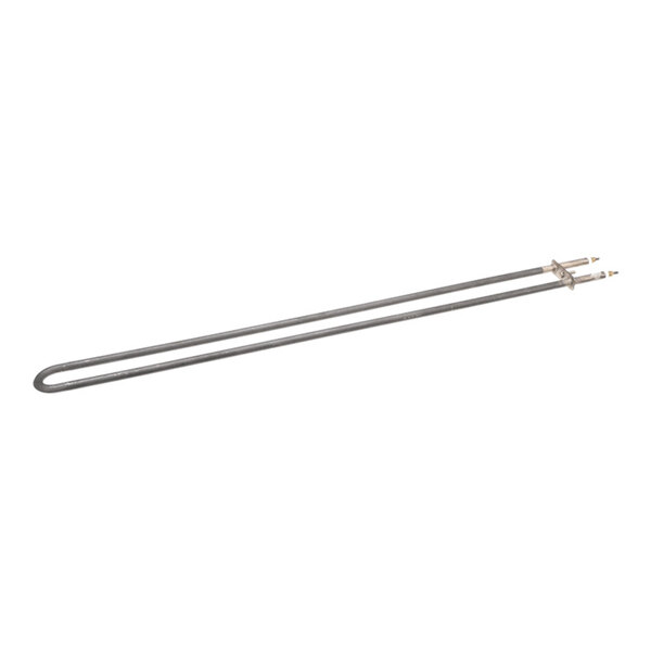 A single hairpin-shaped heating element for bakery equipment.