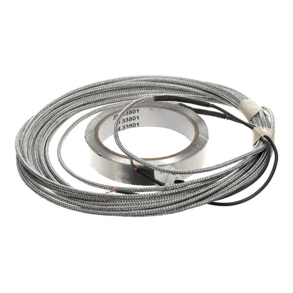 A coiled heater wire service and installation kit.