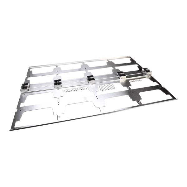 A stainless steel faceplate kit for a Renau FWM3-24, shown from the front.