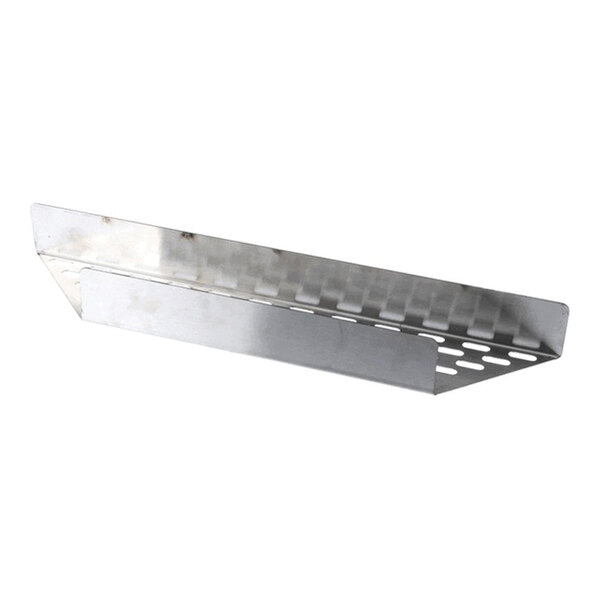 A stainless steel 16-inch drip tray insert.