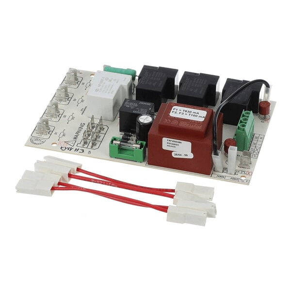 A power board for Electrolux Professional equipment, designed for 1 speed three phase operation, shown with connecting wires.