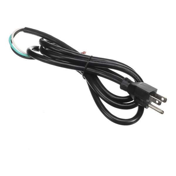 A 5-foot black 16/3 SJT power cord with a three-prong plug and exposed wire ends.