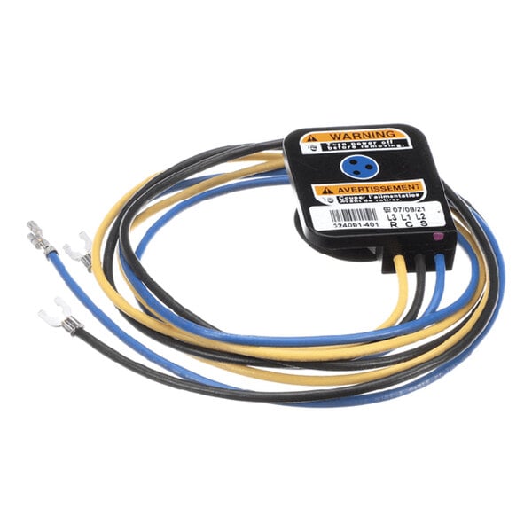 A plug comp wire assembly with multiple colored wires and labeled connectors, used for HVAC systems.