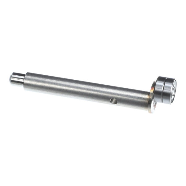 A metal cutting grid axle with a bearing, designed for use with Dynamic Mixers.