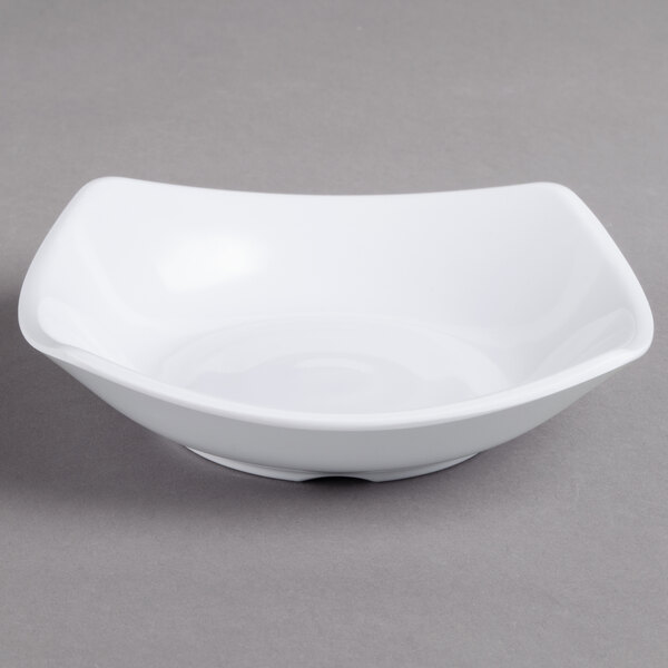 Carlisle 794202 White 5 oz. Square Melamine Dish - 48/Case Carlisle 794202 White 5 oz. Square Melamine Dish - 48/Case