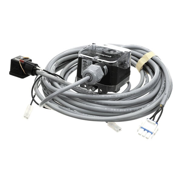 A coiled Electrolux Professional 0G6933 pressure switch with attached cables and connectors.