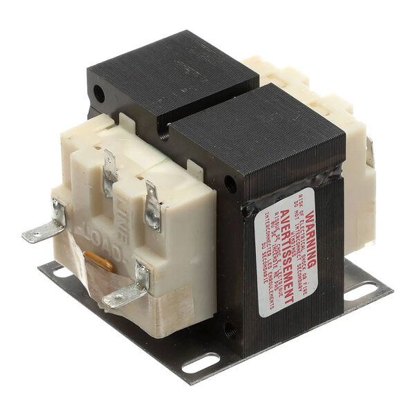 A Cornelius 620047655 Qst Elite 120V transformer with metal mounting base and electrical terminals.