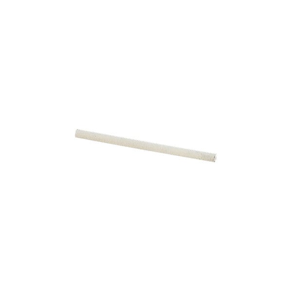 A metal threaded stud used for adjusting components in machinery.