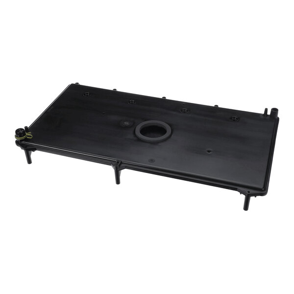 A black rectangular transition assembly part for HVAC systems, designed for International Comfort Products 90+RPJ3 models.