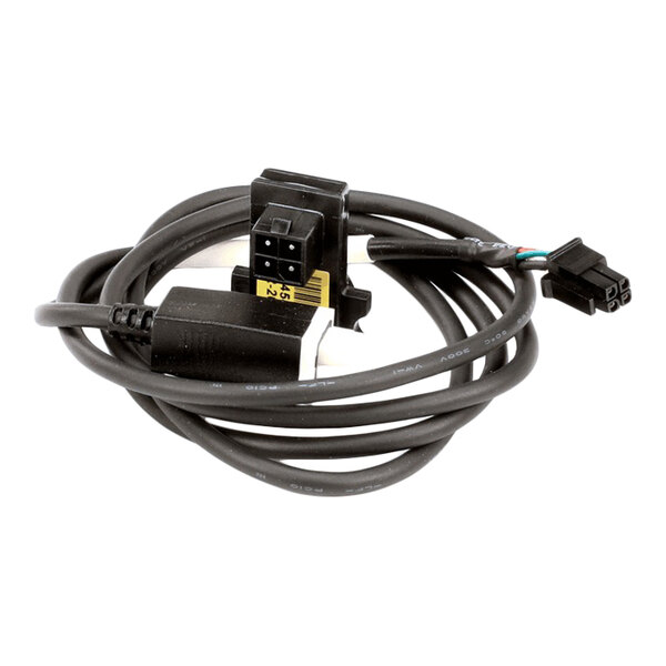A black electrical harness kit with connectors and wiring, used for pressure transducer applications.
