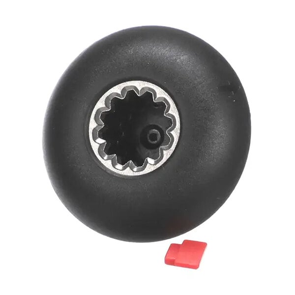 A black drive socket for Dynamic Mixers, model BL802, with a small red component beside it.