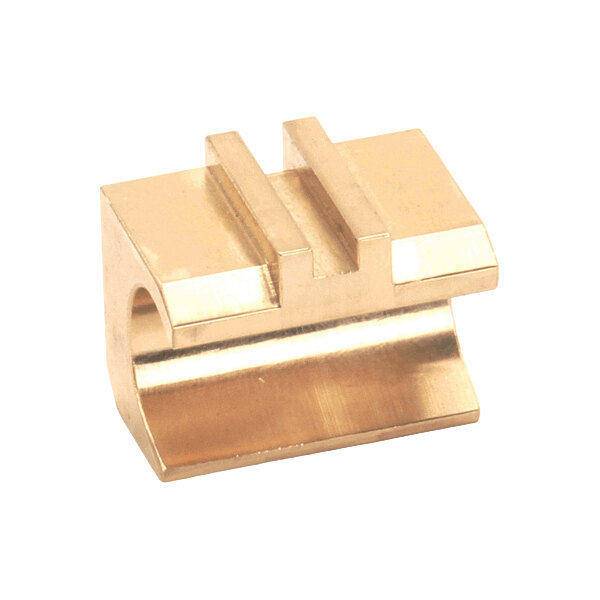 A brass and aluminum bearing designed for a 5/8 inch shaft and 1.19 inch width.