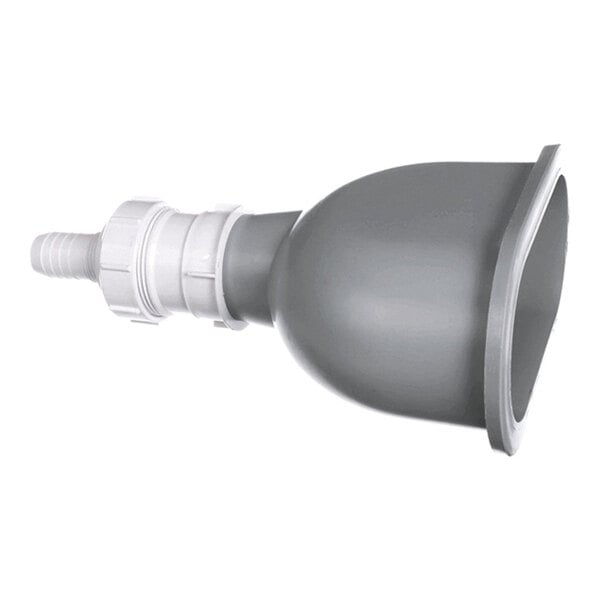 An oval sink cup with a spigot adapter assembly.