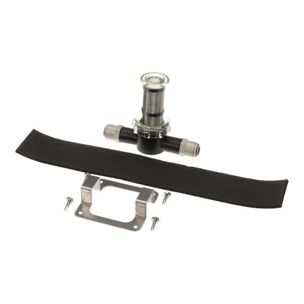 An assembly kit for a Multiplex Nitro filter, including a filter component, mounting bracket, screws, and a protective strip.