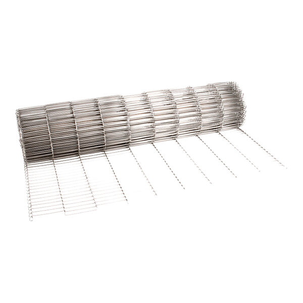 A stainless steel conveyor wire belt measuring 24 inches by 126 inches.