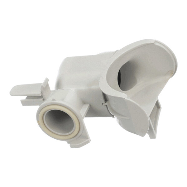 A gray plastic Miele 05750095 non-return valve component.