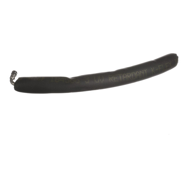 An 11-inch long black line outlet with a coiled metal end, used for Multiplex equipment.