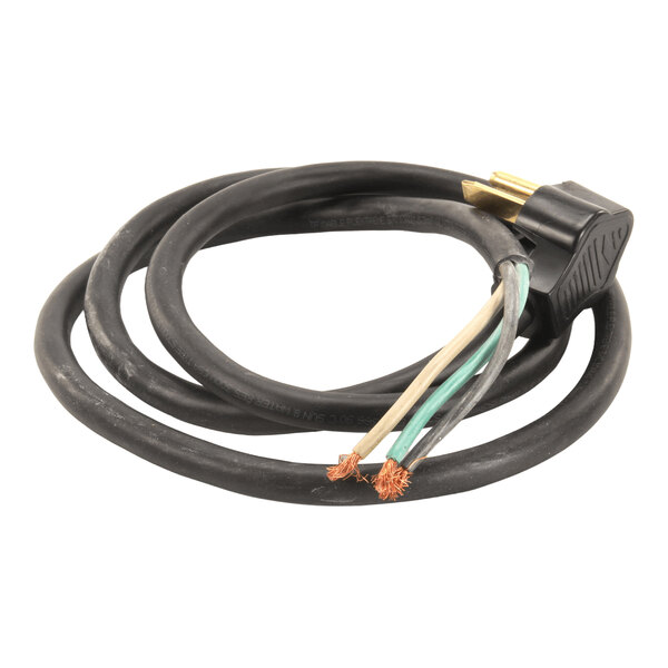 A 6-foot power cord with a W-6-30 plug and three exposed wire ends.