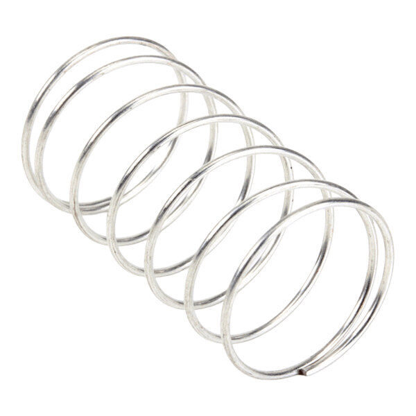 A metal coil spring used for natural gas applications.