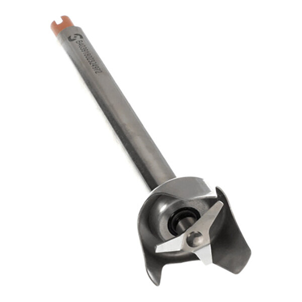 A metal lower blender assembly part for a Multiplex blender.