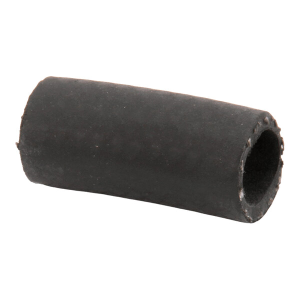 A short black rubber heater hose with a 3/4 inch inner diameter and 2 inch length.