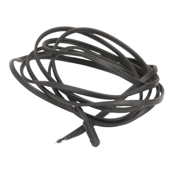 A black temperature probe with a long cable, used for measuring temperature in various applications.