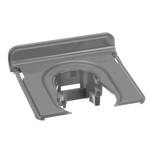A gray plastic bin fitment adapter for Vitop, used in Multiplex systems.