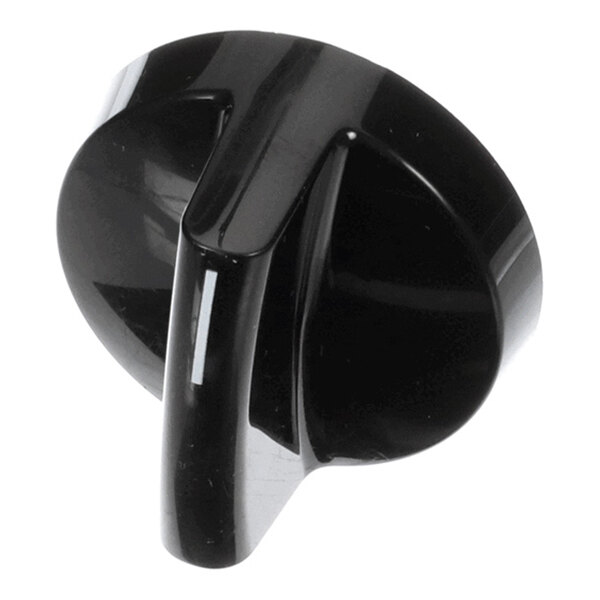 A black plastic control knob, typically used for appliances such as ovens or stoves.