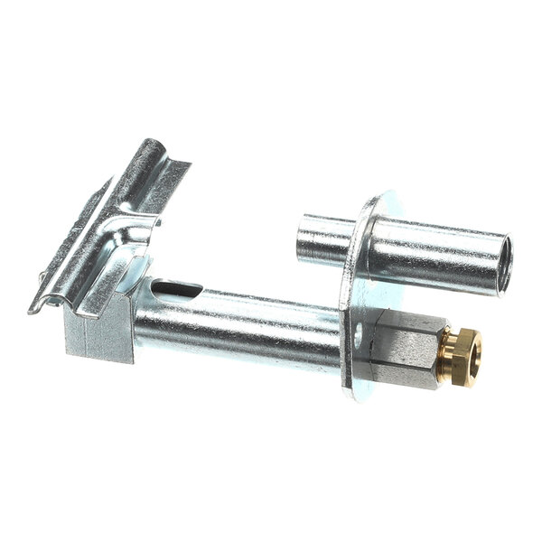 A metal Montague 3405-3 pilot burner for LP gas appliances.
